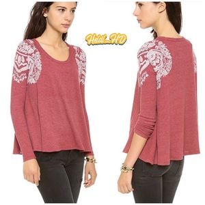 Free People Thermal Waffle Sweater